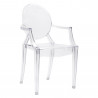 Krzesło Inspirowane Projektem Louis Ghost