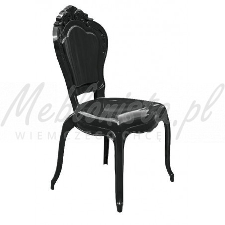 Krzesło glamour przezroczyste KING