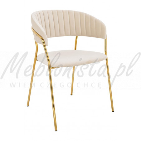 Krzesło Glamour Kubełkowe Margo