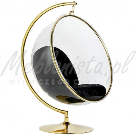 Fotel glamour bubble Stand Gold