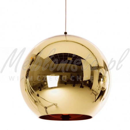 Lampa wisząca glamour złota Mirror