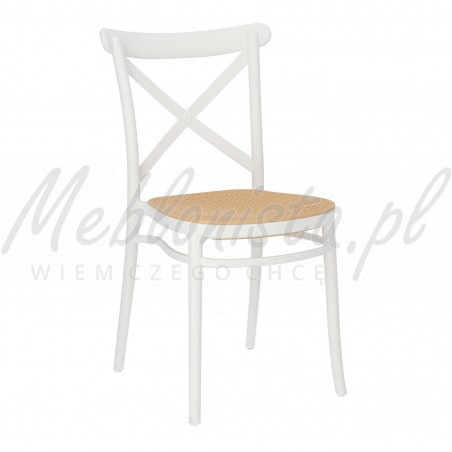 Krzesło Boho Moreno plecionka
