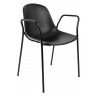 Krzesło z podłokietnikami RESOL ARM czarne