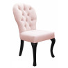 Krzesło glamour chesterfield Ludwika z kołatką z pinezkami
