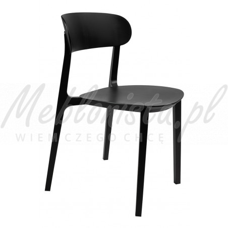 Krzesło nowoczesne NIKON czarne