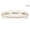 Lampa wisząca glamour Florens 120 złota kryształowe pałeczki