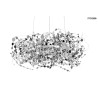 Lampa wisząca glamour MONETE 60 chrom błyszcząca