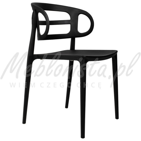 Krzesło designerskie Marcus czarne