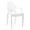 Krzesło Louis Inspirowane Louis Ghost białe